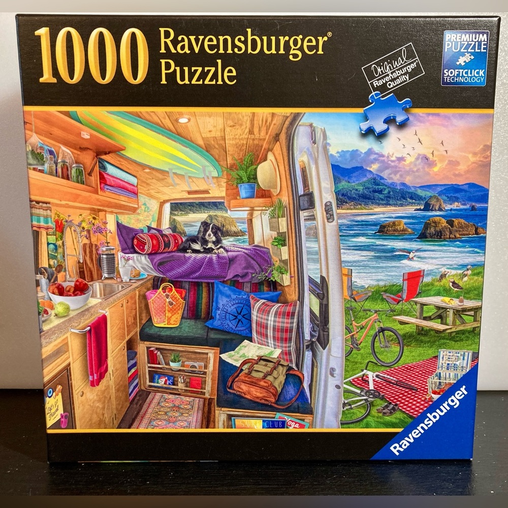1000 pc Ravensburger Jigsaw Puzzle - Rig Views